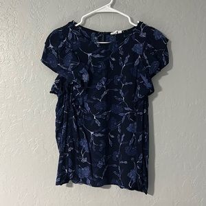 GAP floral blouse